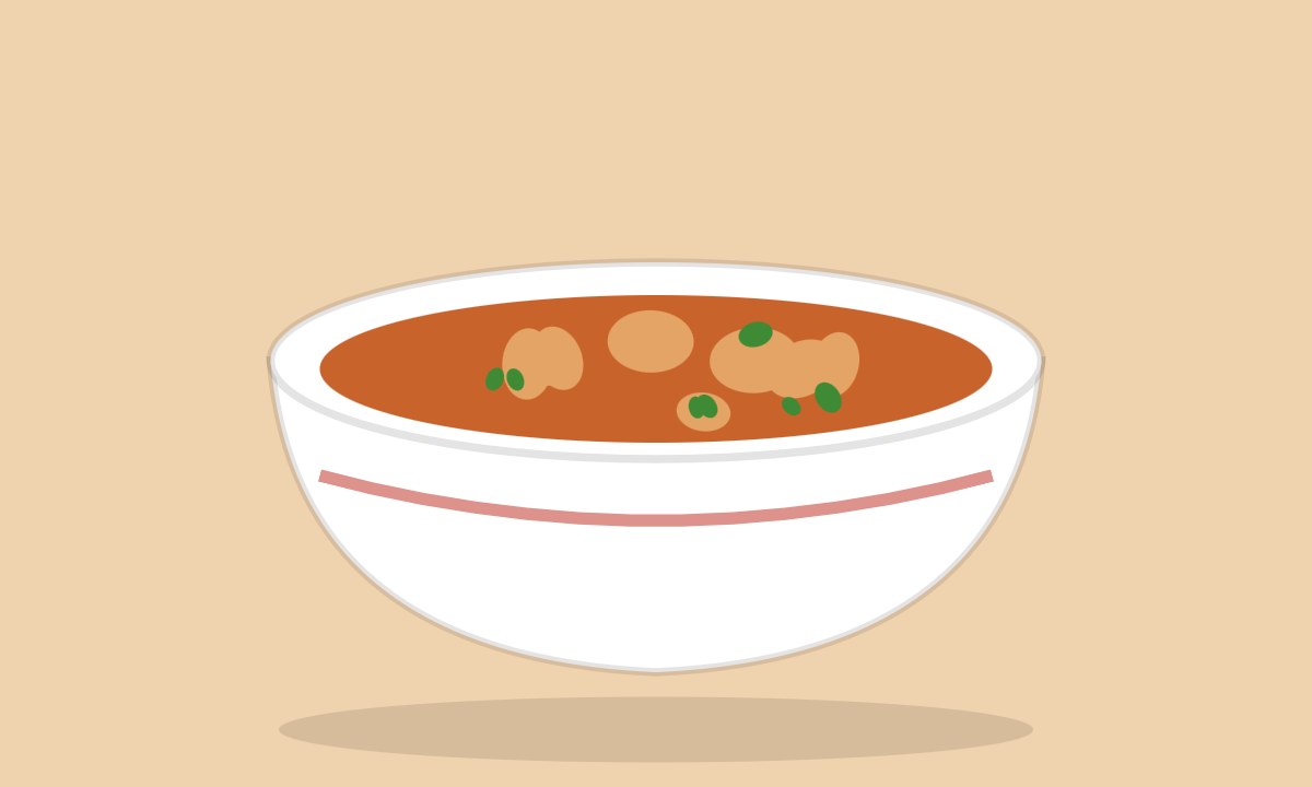 A drawing of Aloo Chaat