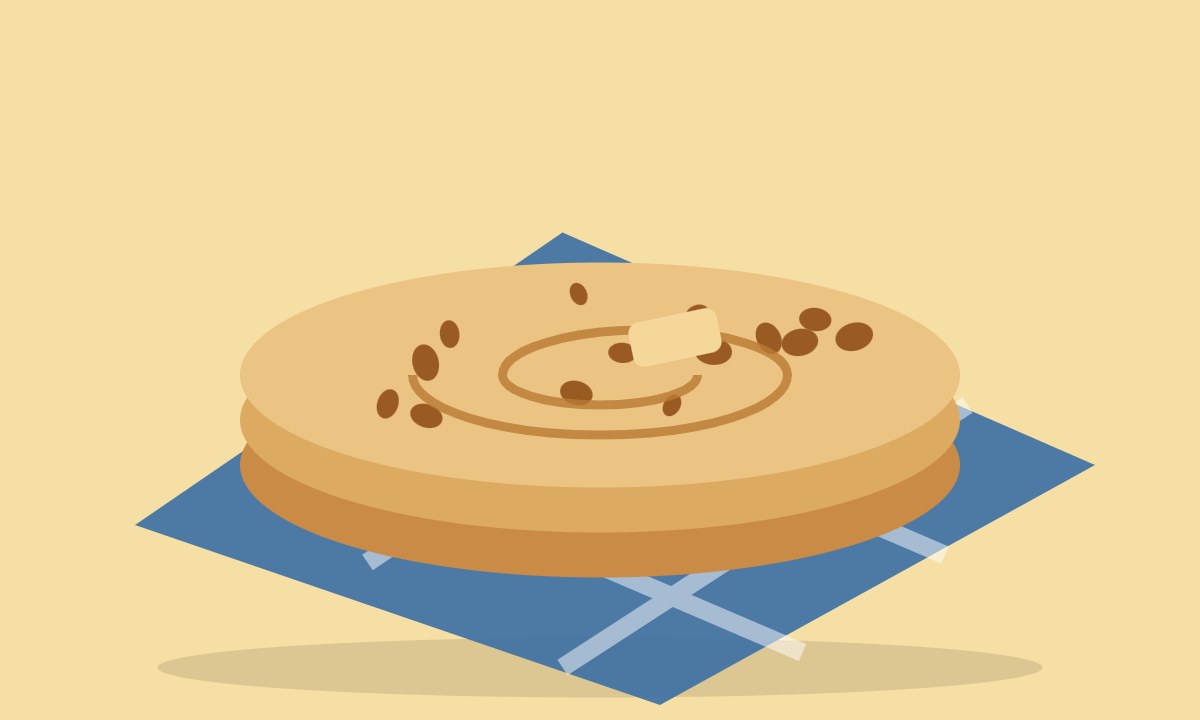 A drawing of Aloo ke Parathay