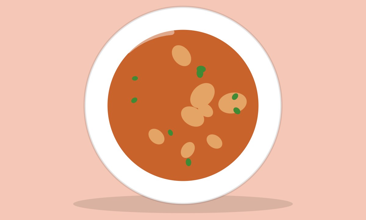 A drawing of Aloo Matar