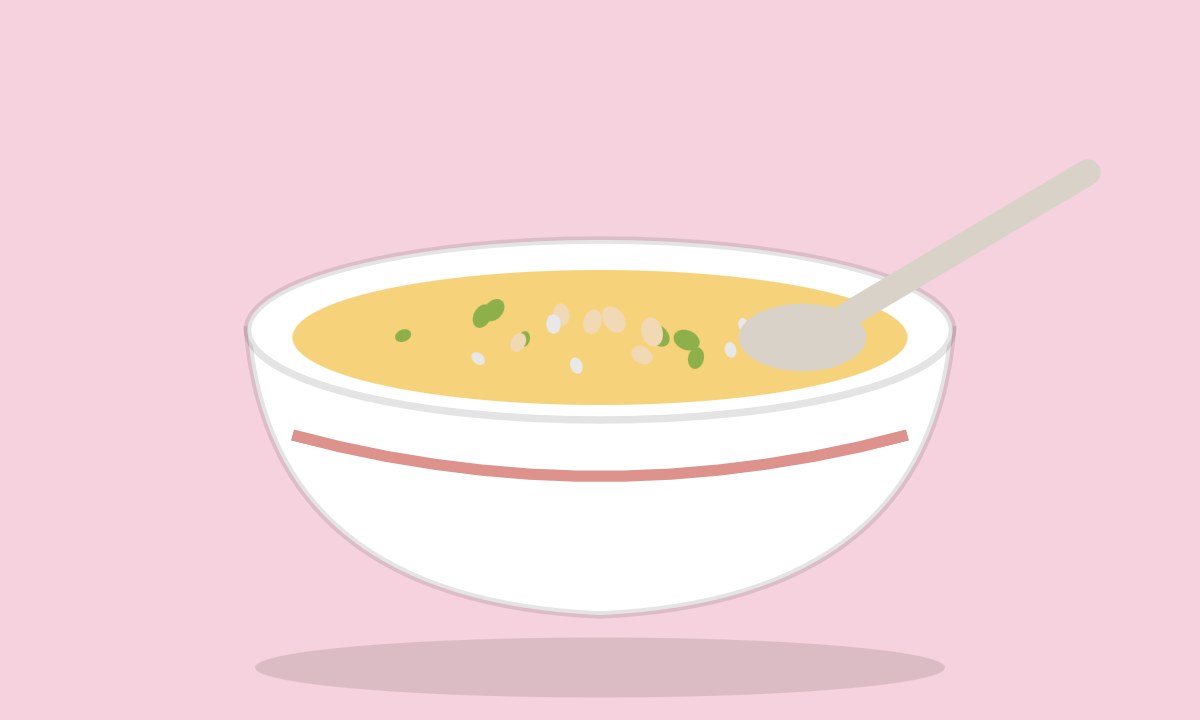 A drawing of Caramel Custard