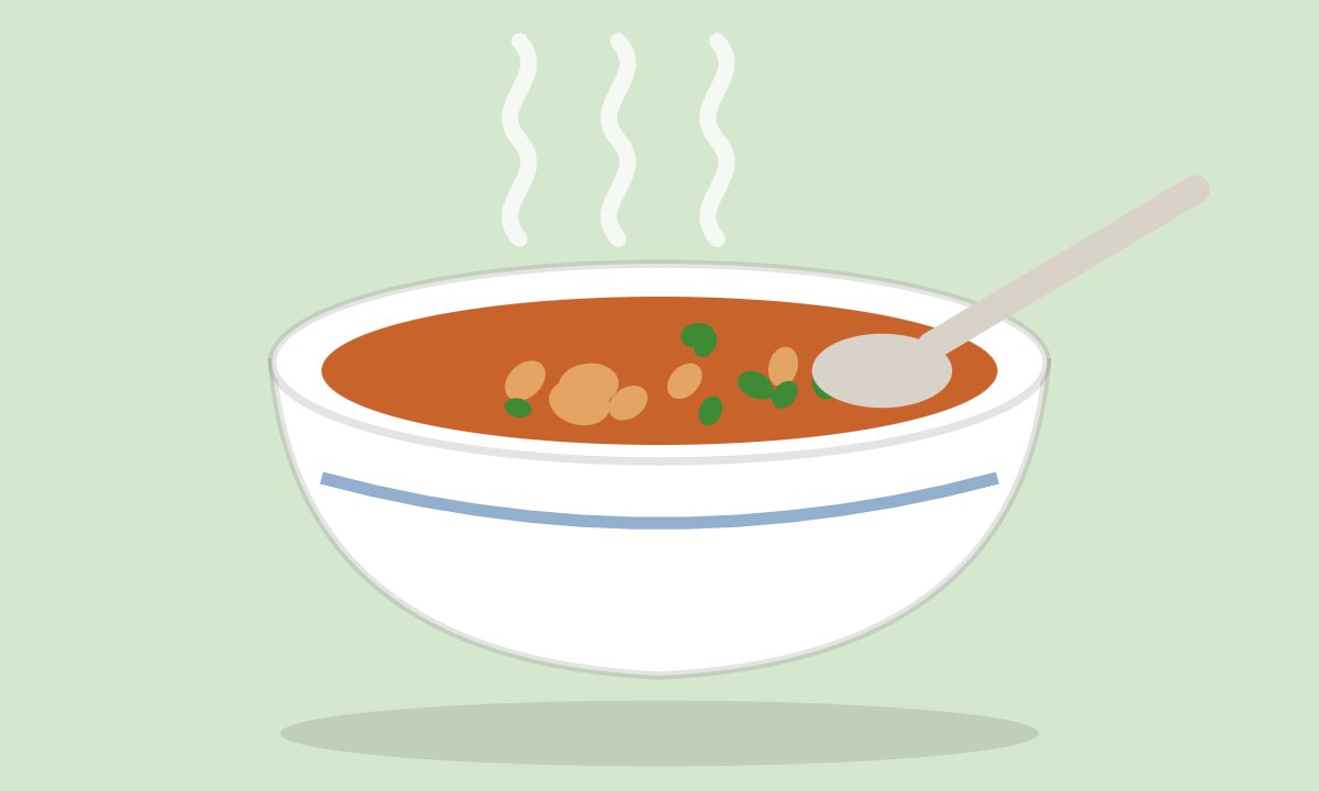 A drawing of Cauliflower Soup