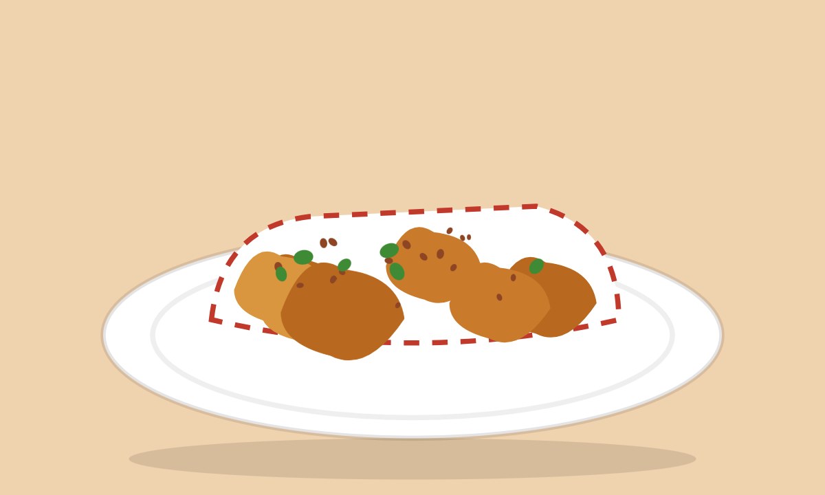 A drawing of Chicken Broast