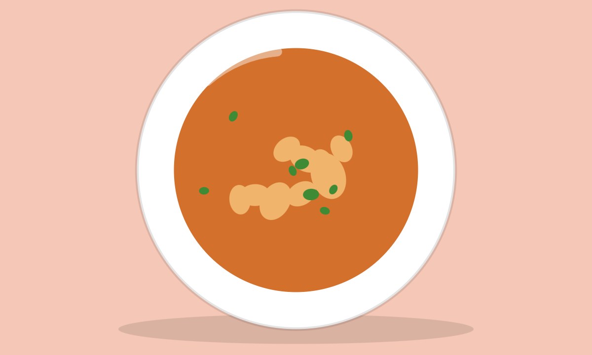A drawing of Chicken Cacciatore