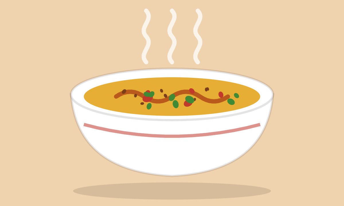 A drawing of Chicken Haleem
