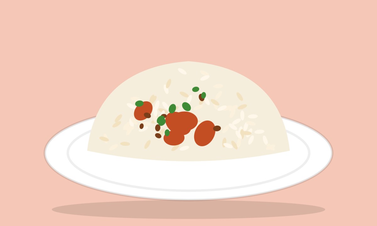A drawing of Chinese Rice
