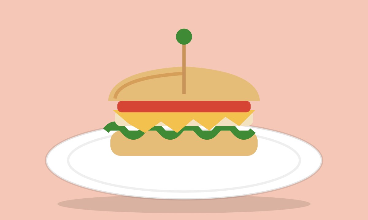 A drawing of Cuban Sandwich