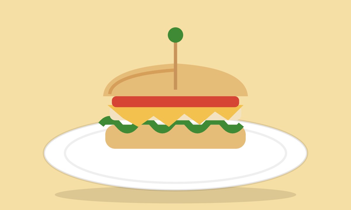 A drawing of Egg Mayo Salad Sandwich