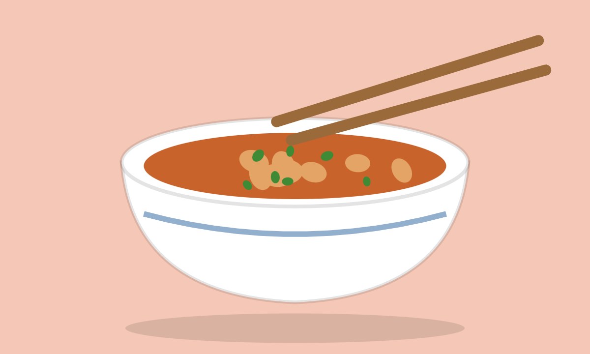 A drawing of Honey Chilli Potatoes