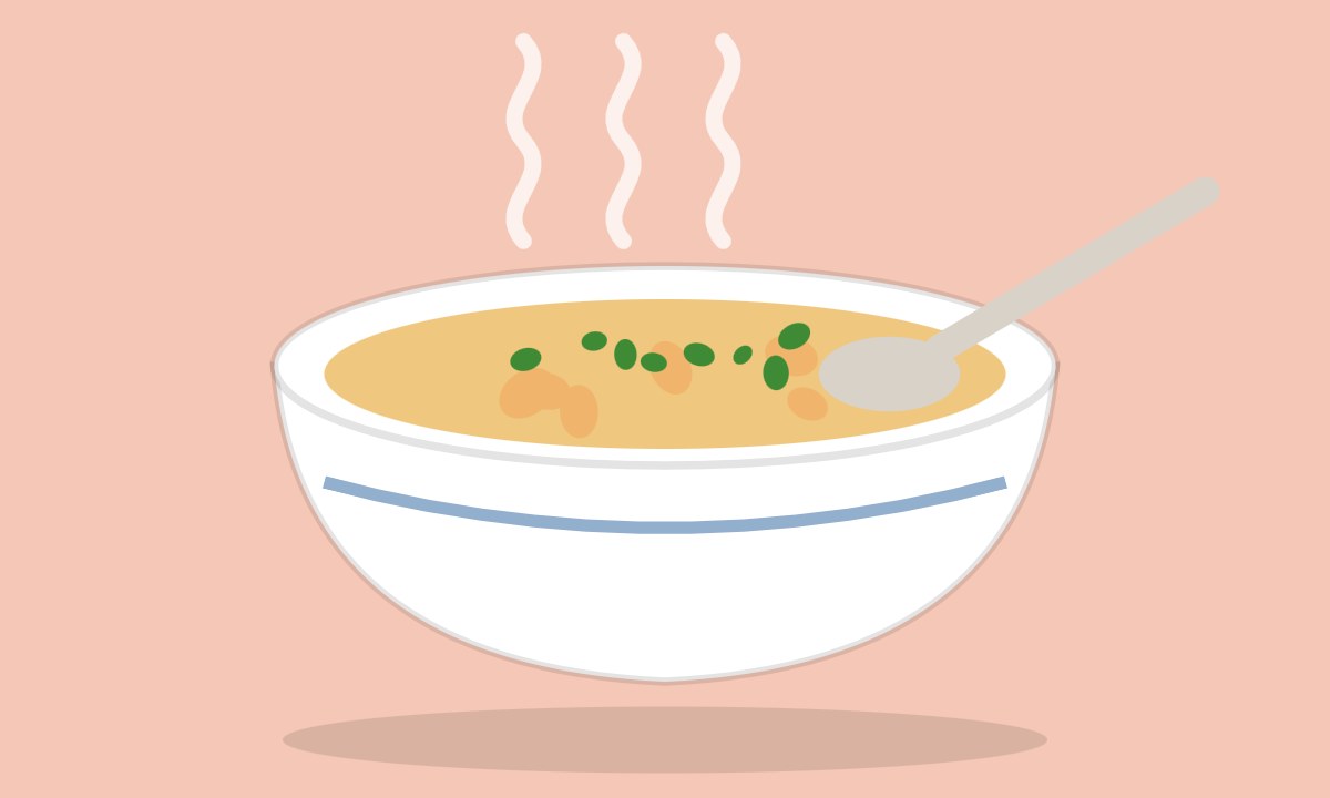 A drawing of Hot and Sour Soup