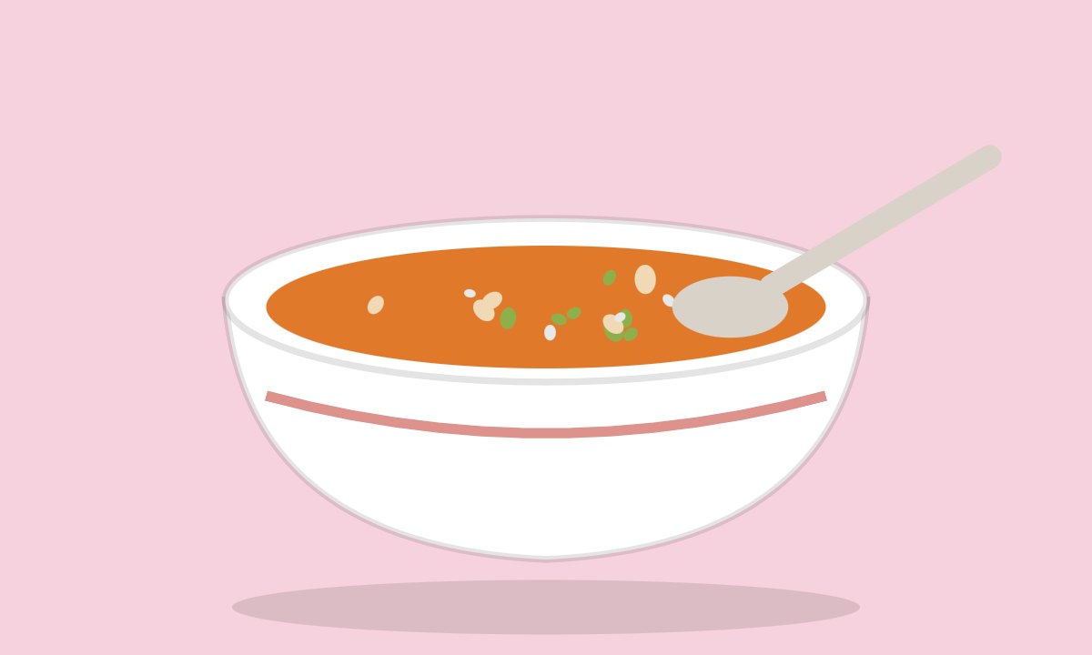 A drawing of Lauki ka Halwa