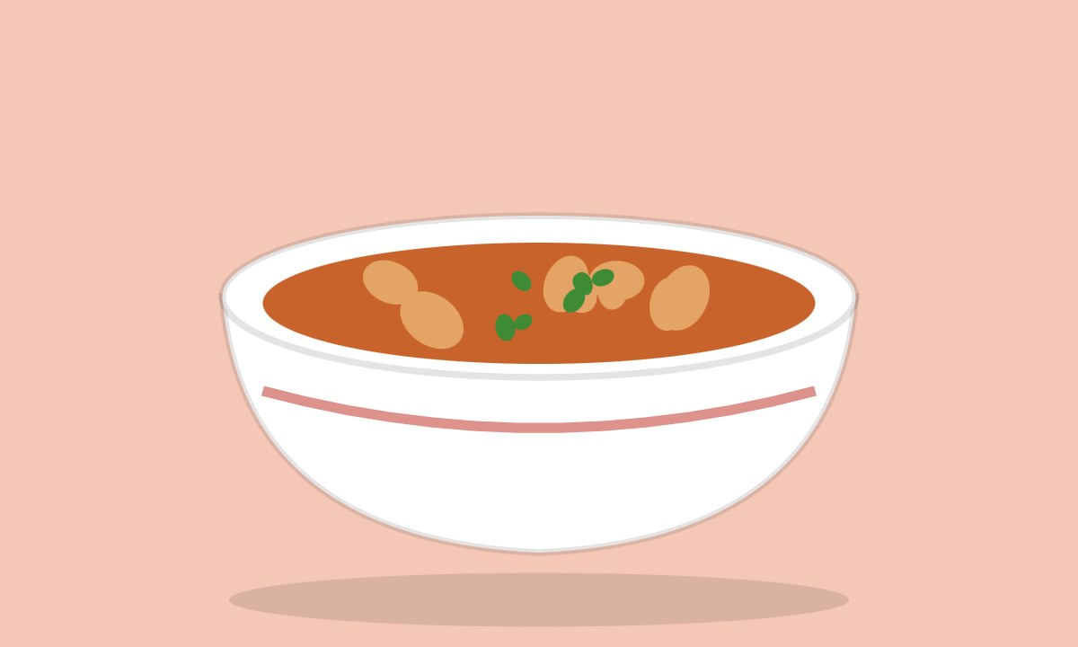 A drawing of Mooli ki Sabzi