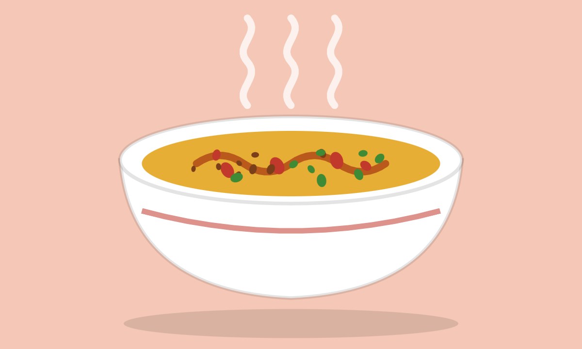 A drawing of Moong Masoor Daal