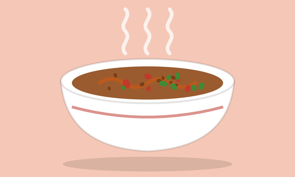 A drawing of Rajma Masala