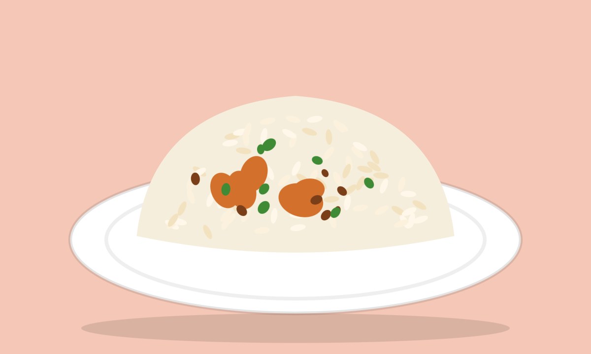 A drawing of Singaporean Rice