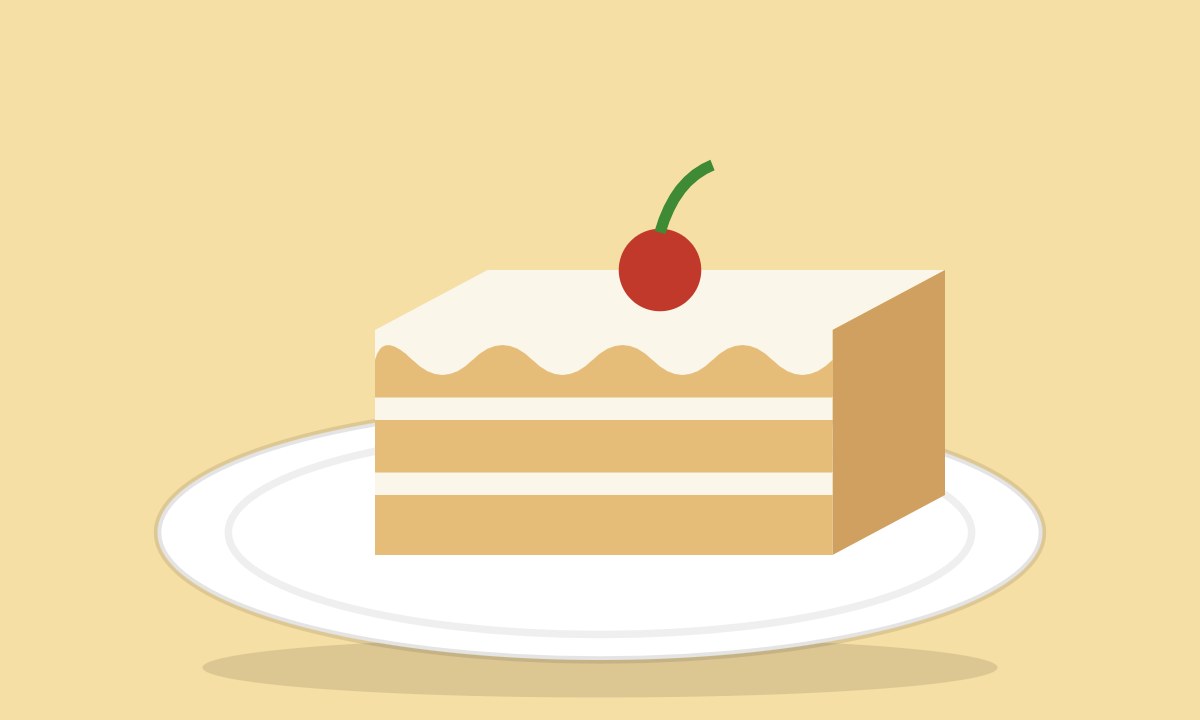 A drawing of Tea Cake