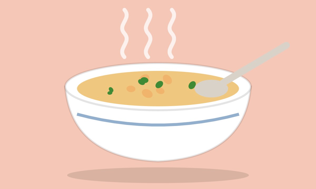 A drawing of Wonton Soup